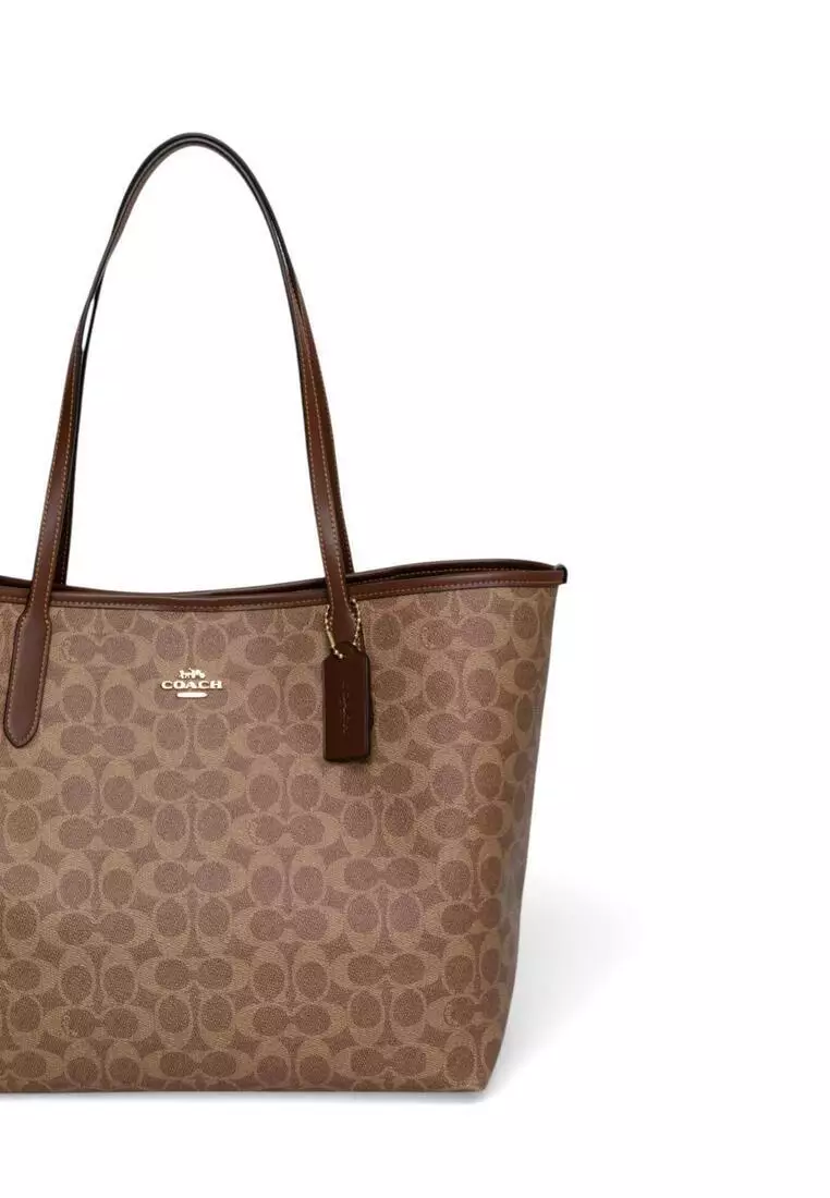 Coated Canvas Tote Bag