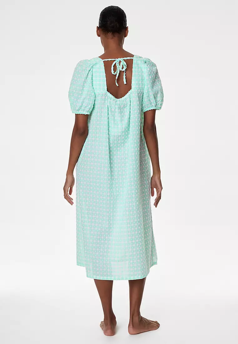 Pure Cotton Printed Nightdress