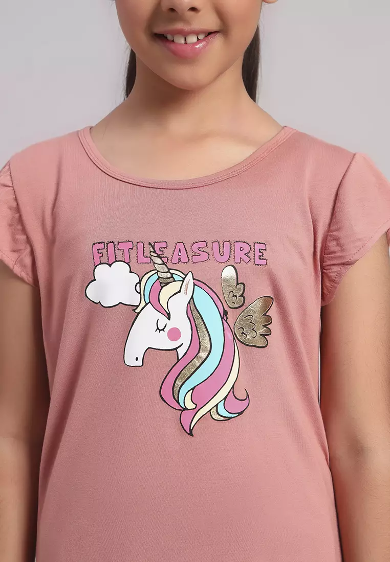 Kaos Lengan Ruffle Anak Perempuan TwinkleTails