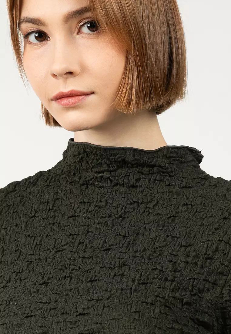 Textured Crepe Top