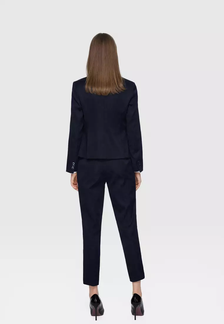 Polyester 合身剪裁西裝外套