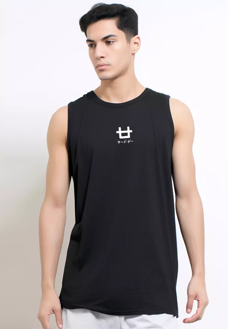 MTH26 thirdday kutung pria casual SVN logo hitam