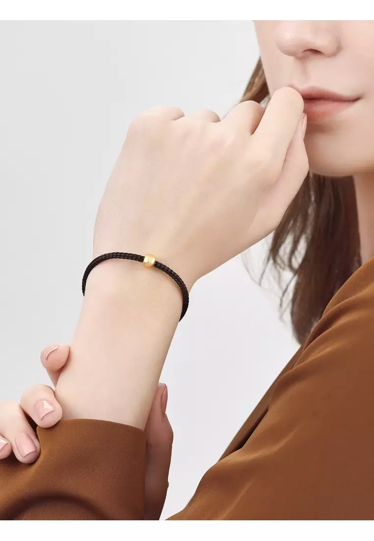 999 24K Solid Gold Number One Charm 93666C (Bracelet not included)