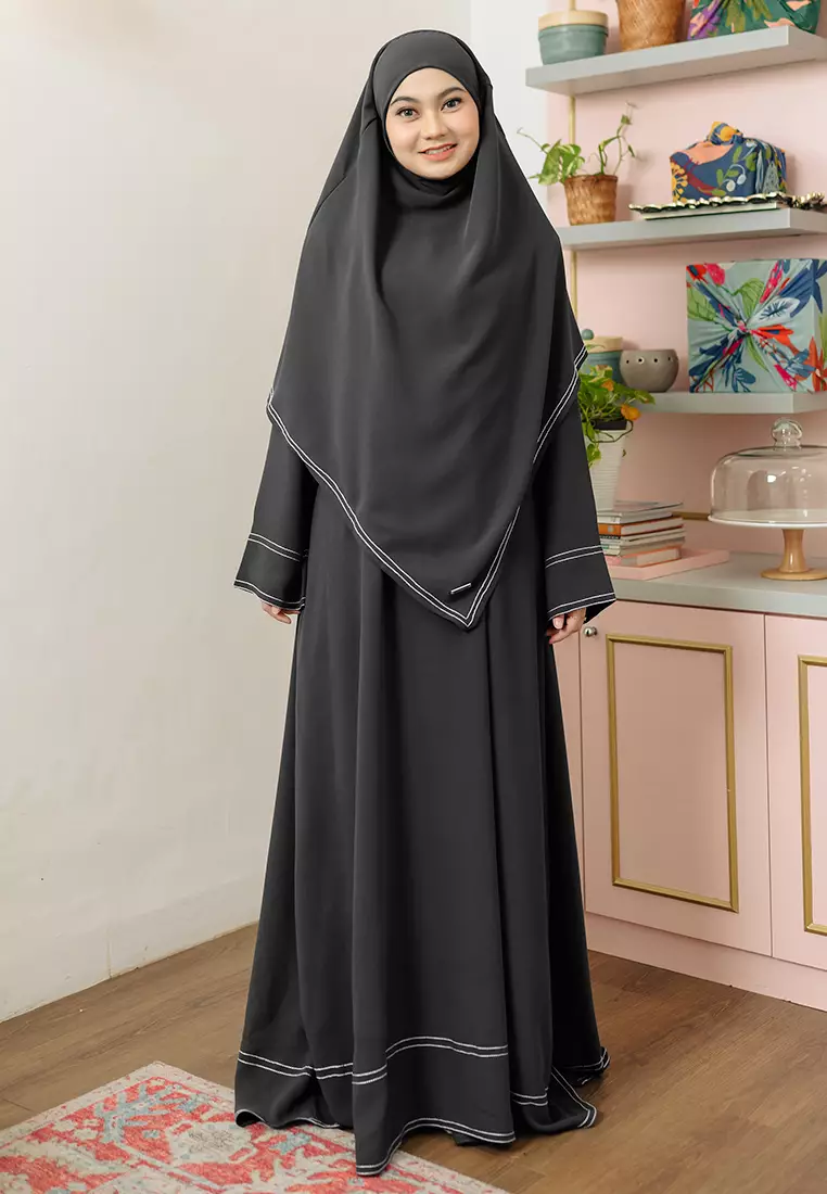 Sadia Abaya Set Black