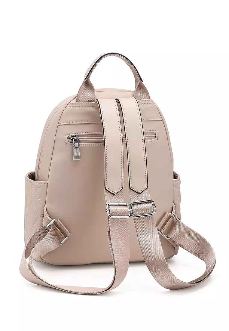 GYKACO NOYA Beige - Tas Ransel Wanita - Fashion Backpack (IMPORT)
