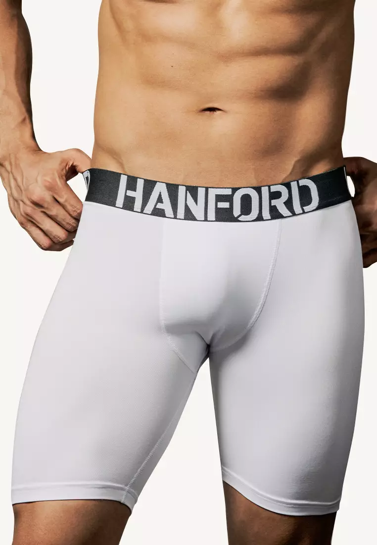 Athletic Men Pro Cool Quick Dry Compression Shorts Velosis - White (Single Pack)