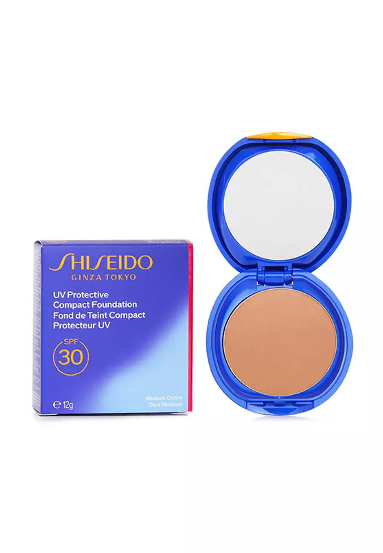 SHISEIDO - UV Protective Compact Foundation SPF 30 (Case+Refill) - # SP40 Medium Ochre 12g/0.42oz