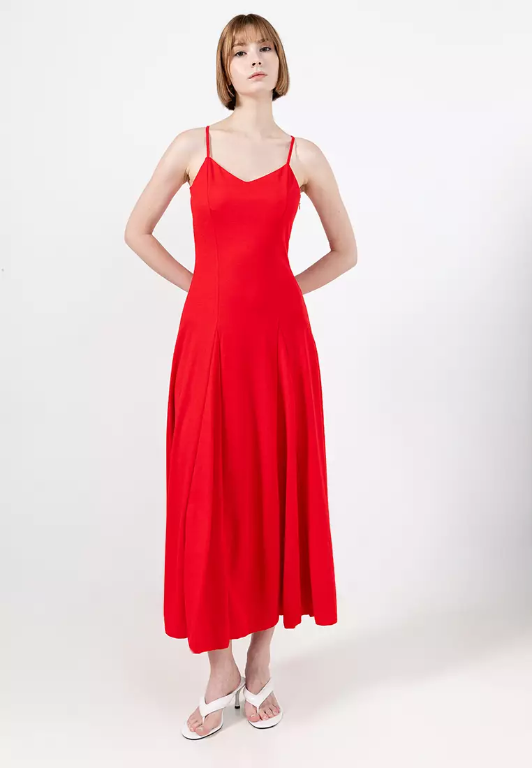 A-Line Dress With Godets
