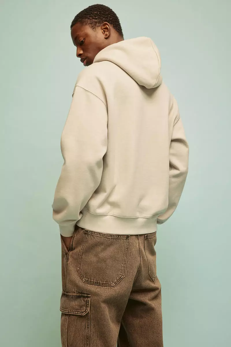 Beige Pullover Hoodie Outfit Relaxed Fit Pullover Beige Hm