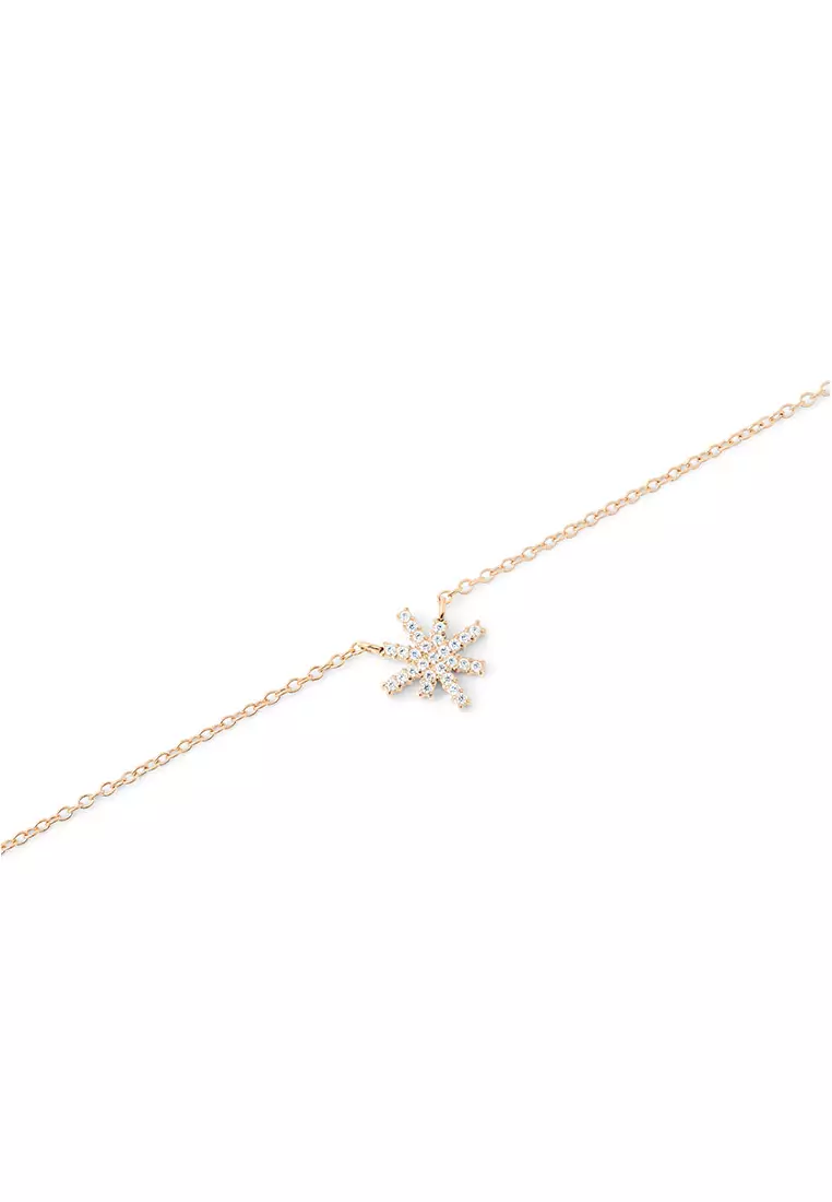 Mirelle Star Necklace Rose Gold Unisex Necklace for women and men stainless steel crystal Necklace DW Official Authentic Original