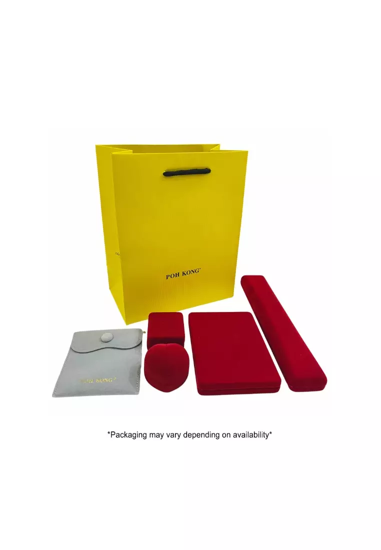 Poh Kong POH KONG 916 22K Yellow Gold Abacus Ring 2025 ZALORA