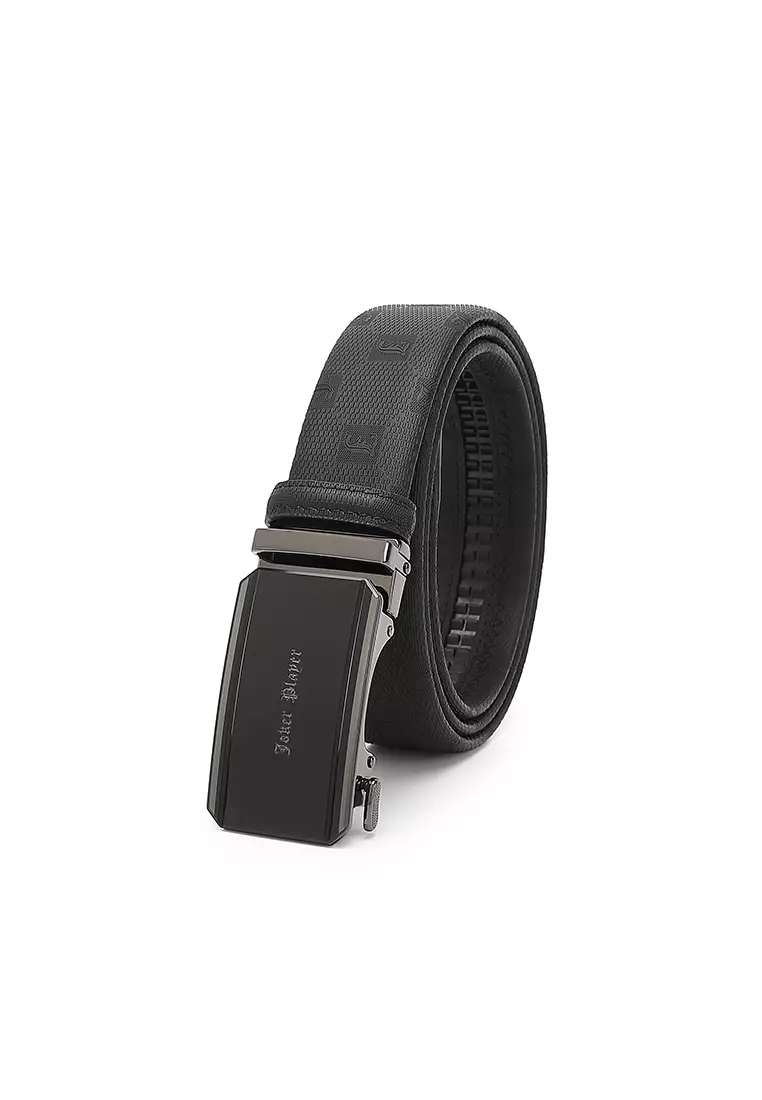 Gift Set - Leather RFID Wallet + 35mm Automatic Buckle Belt (禮盒 - 皮具錢包 + 腰帶) - 棕色 / 黑色