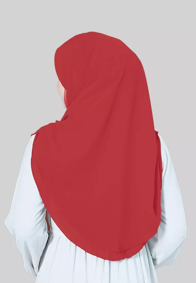 HIJAB INSTAN IRISH - RED