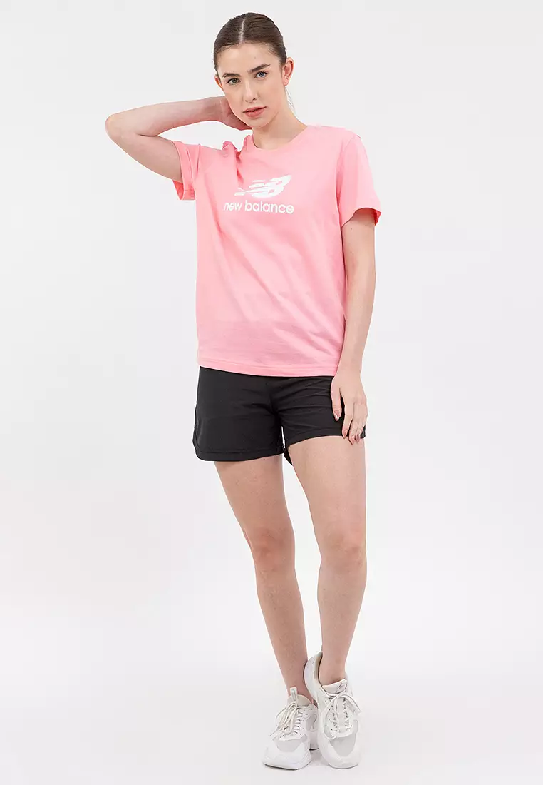Sport Essentials Jersey Logo T-Shirt Womens TOP-36282