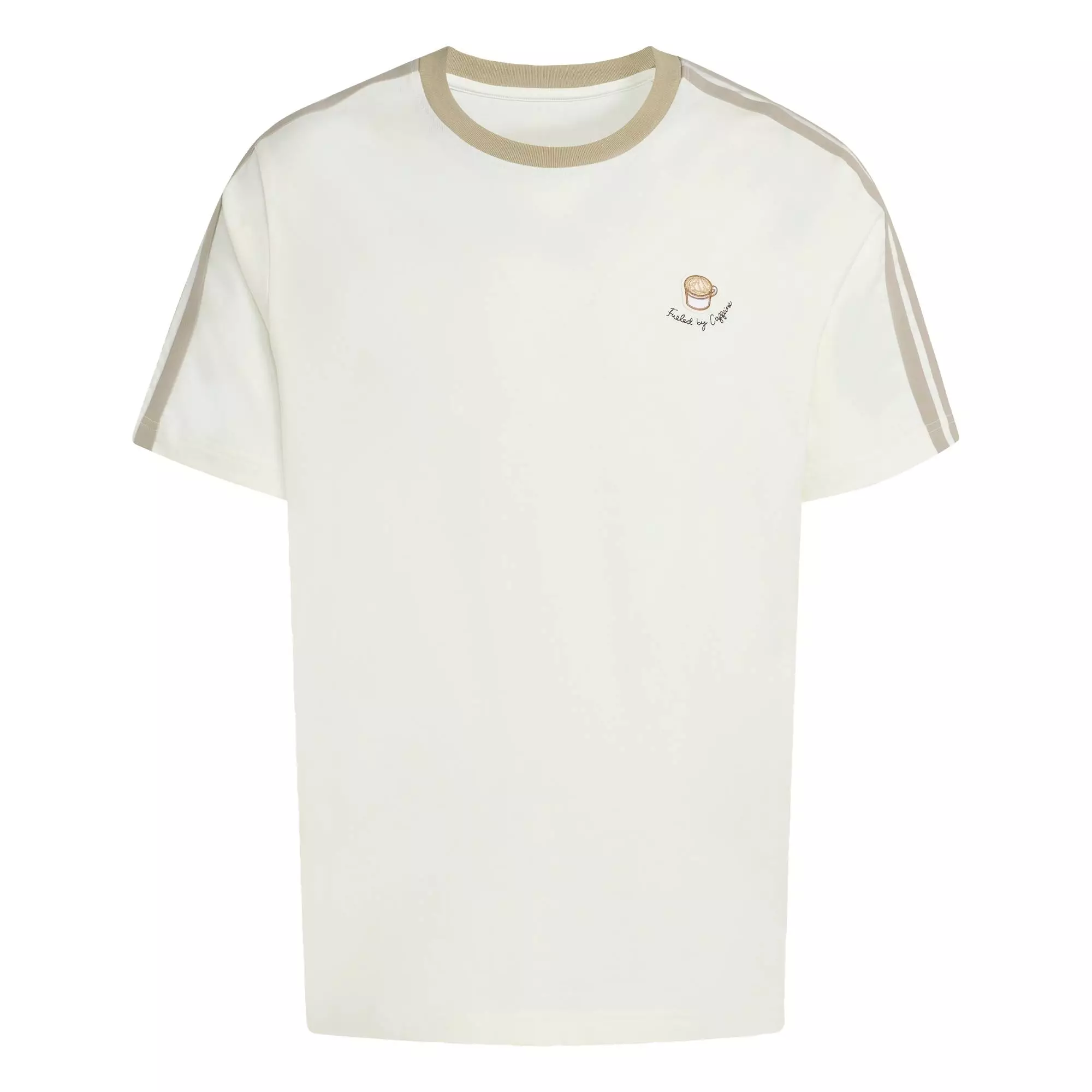 Lifestyle LUX COFFEE CAFE CUP GRAPHIC T-SHIRT Men White JZ5072