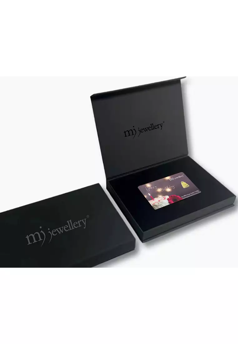 5G Gold Collection 999.9/24K Happy Birthday Series Gold Bar (0.2g)