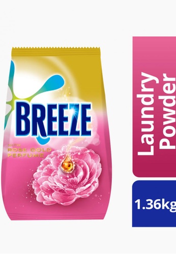 Shop Breeze Breeze Laundry Detergent Powder With Rose Gold Perfume Pouch 1360g Online On Zalora Philippines