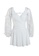A-IN GIRLS white Elegant Gauze Flower One-Piece Swimsuit CB1A9US5F6C83CGS_4