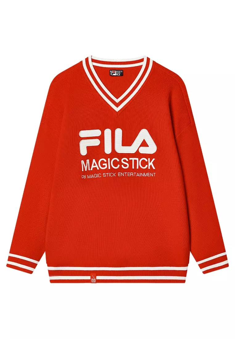 Fila sweatshirt womens orange 2025