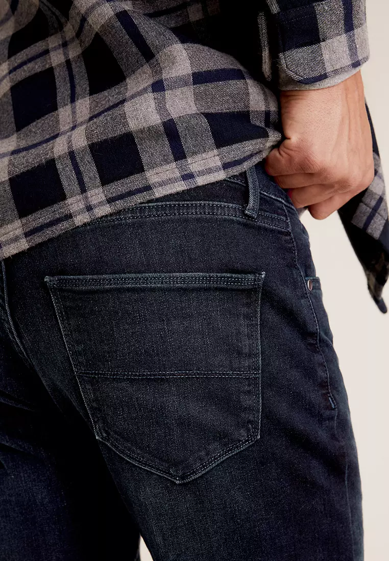 Straight Fit Stretch Jeans