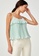 Love, Bonito green Brienne Ruffle Pleated Camisole Top F0627AAC6637ABGS_2