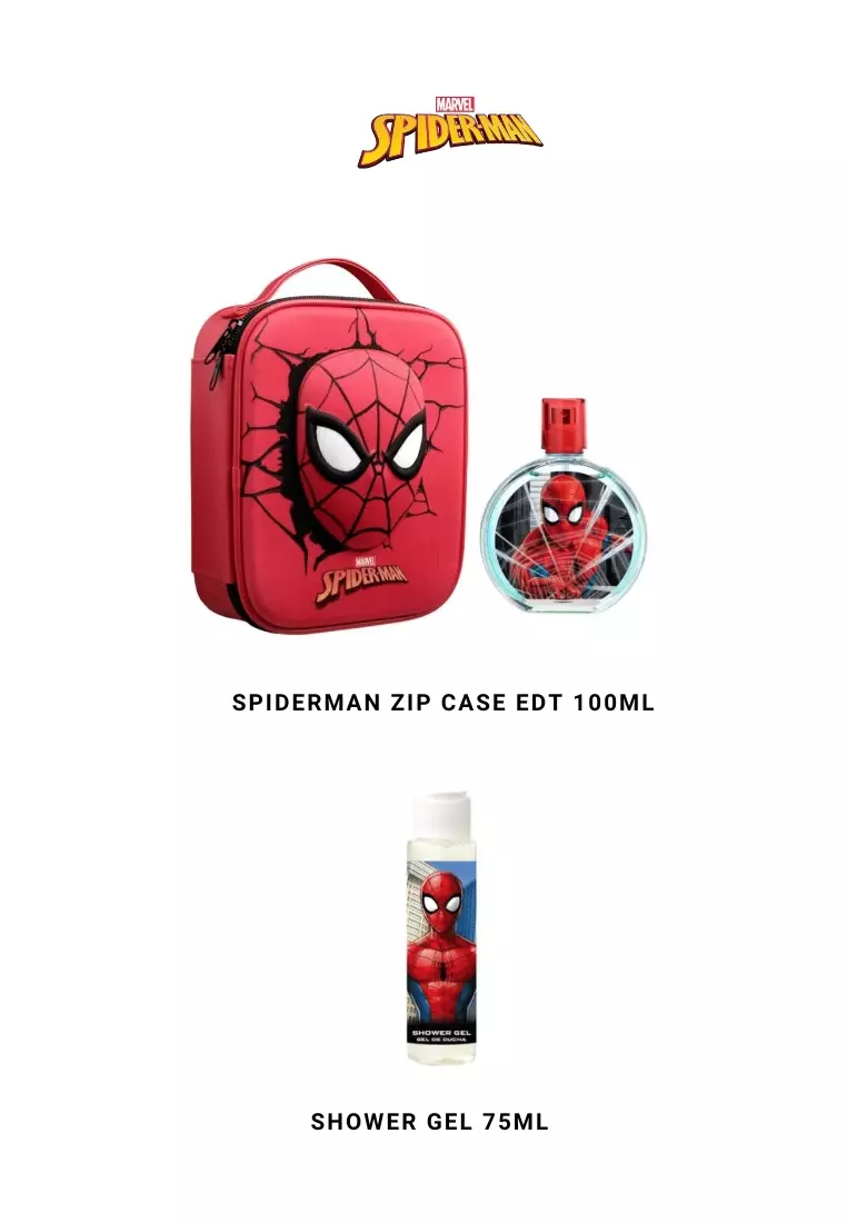 Buy Air-Val International Spiderman Zip Case EDT 100ml + Shower Gel ...