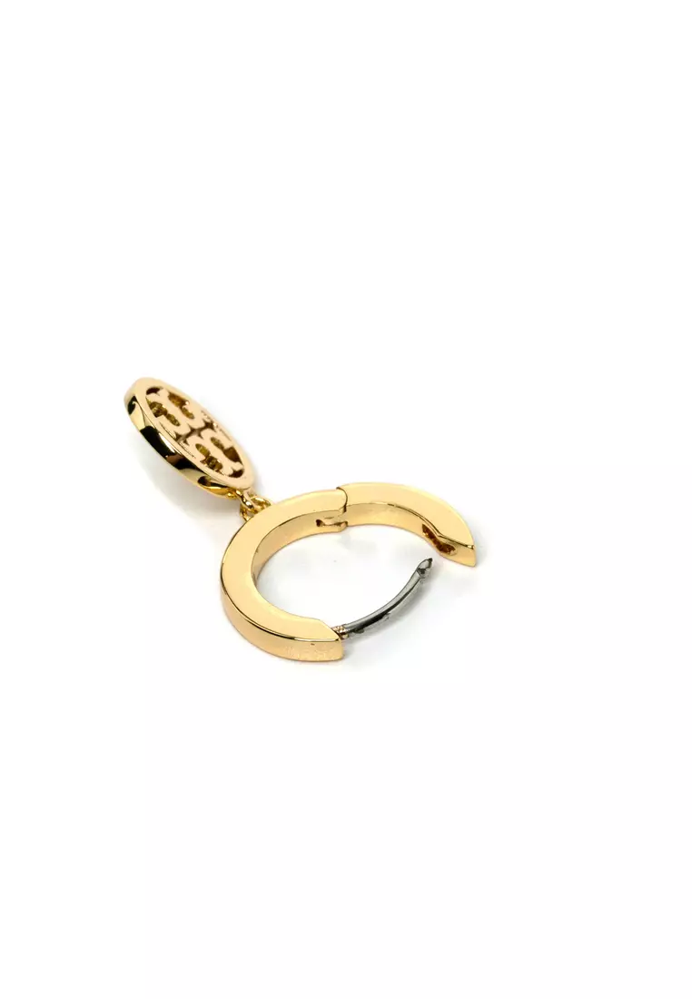 Tory Burch 18K Gold-Plated Brass Hoop Earring