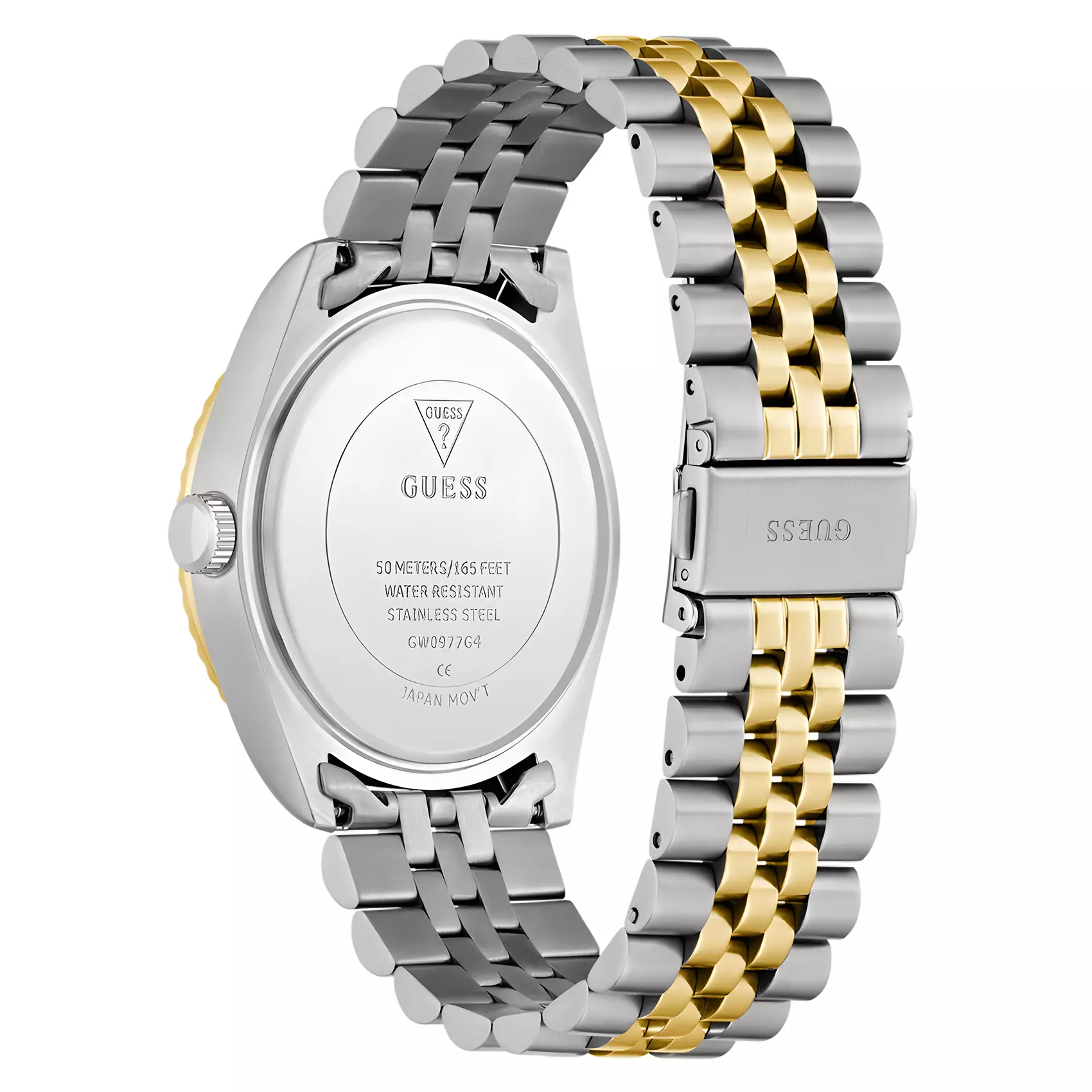 Jual Guess GUESS Gent Watch JADEN MENS 2T SILVER/YELLOW GOLD TONE ...