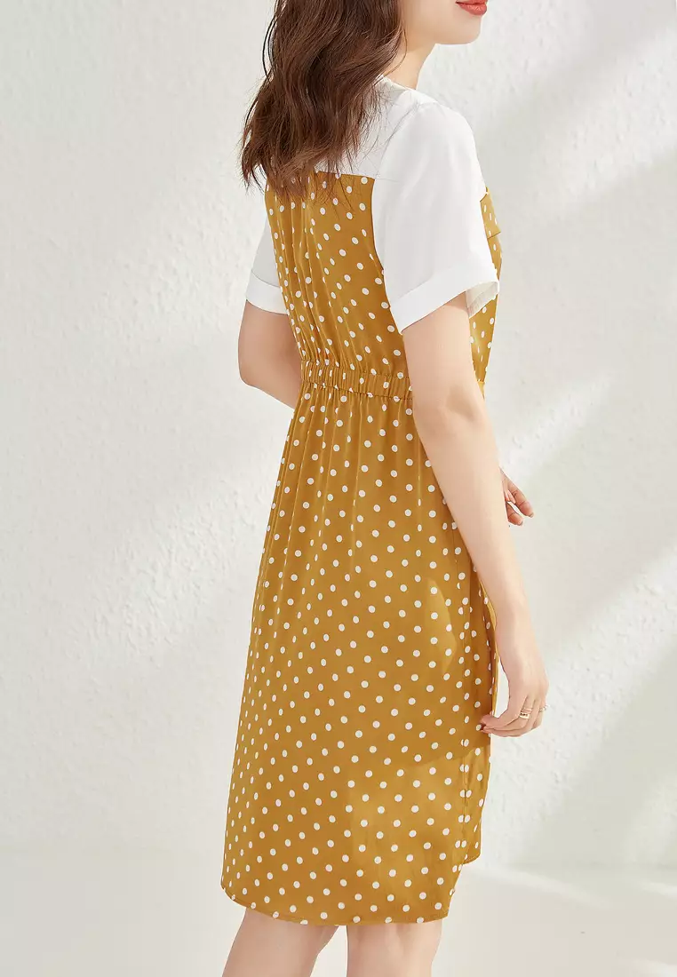 Two piece clearance polka dot dress