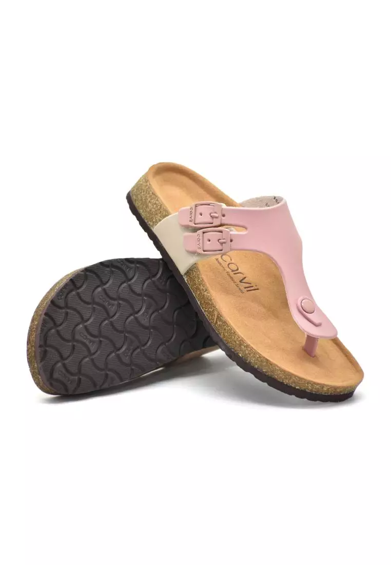 Carvil Sandal Wanita Scarlett-01 L Pink/Beige