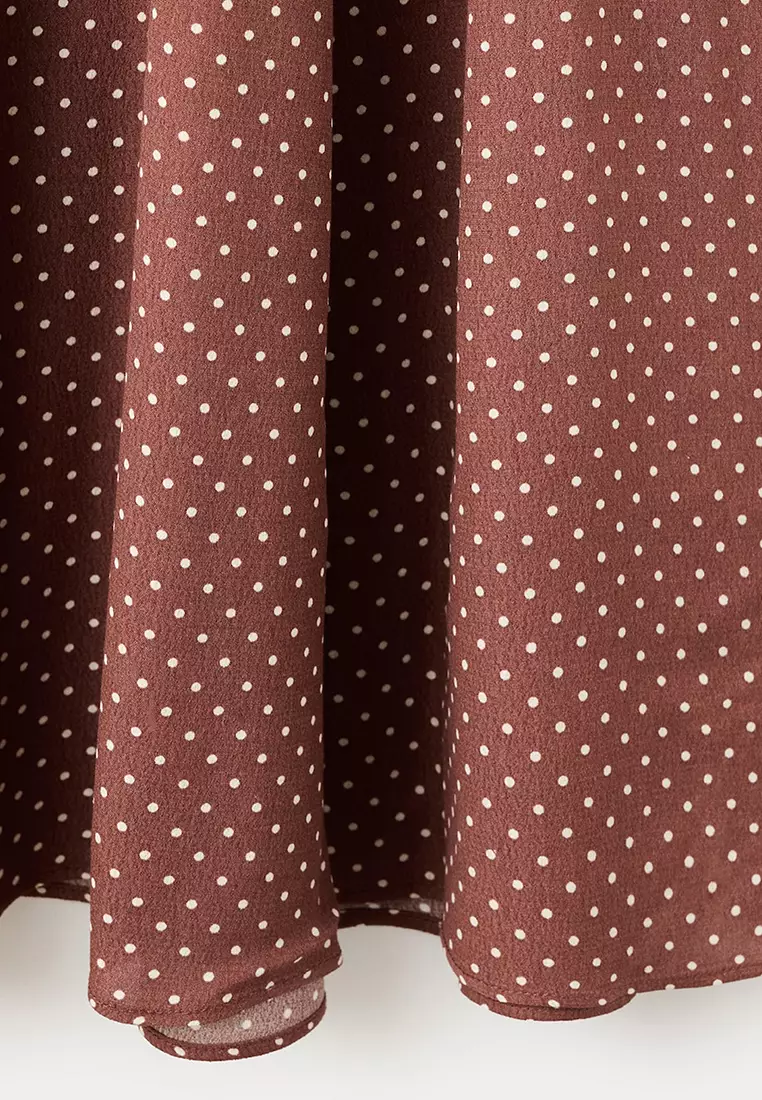 A-Line Polka-Dot Dress