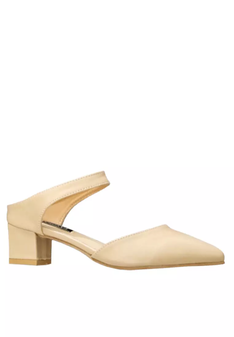 Discount on Twenty Eight Shoes  shoes - SKU: Simple Mid Heel Shoes Vl612