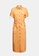 ESPRIT orange ESPRIT Blended linen: shirt dress with a belt 7FD6FAA6E5AFC9GS_1