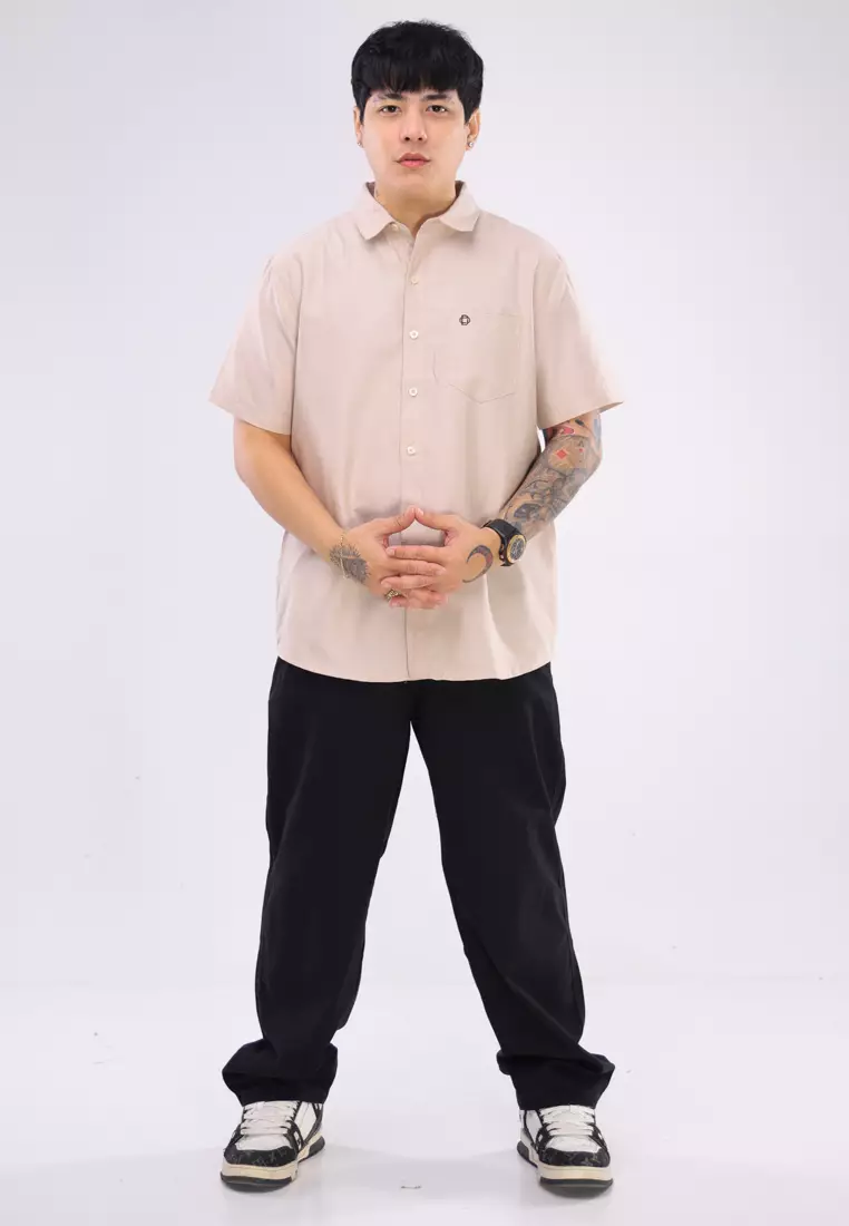 Woven Oxford Polo Short Sleeve
