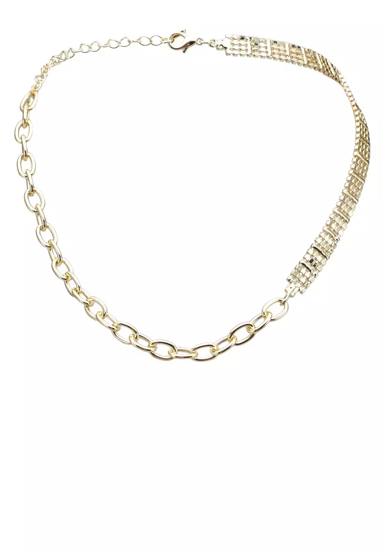 Gold chain clearance choker womens