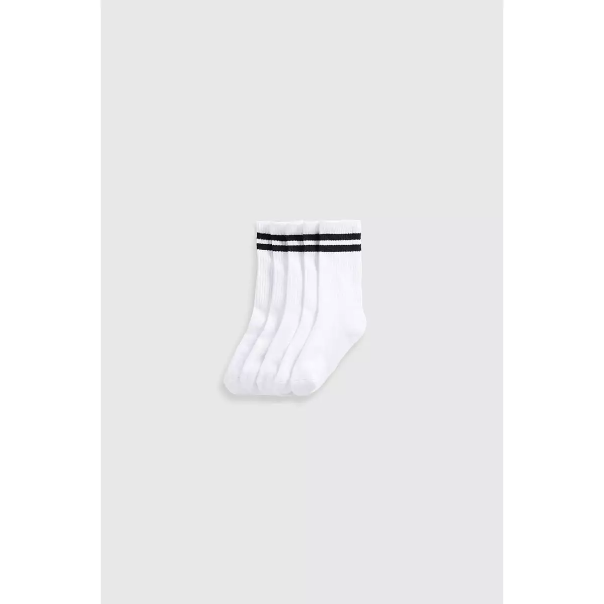 Mothercare White Sports Socks - 5 Pack - Kaos Kaki Anak Laki-laki (Putih)