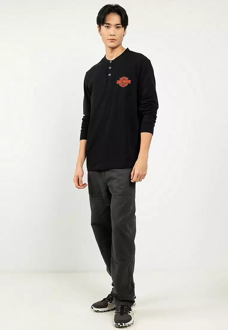 Harley-Davidson® Racer Font Henley