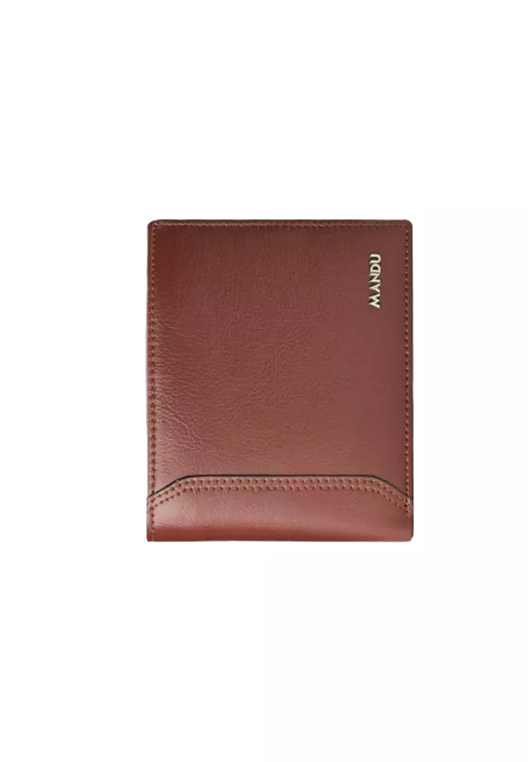 Dompet Lipat Pria Pendek 5309-2 RFID Blocking Genuine Leather Premium ORIGINAL - Coffee