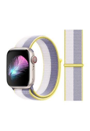 Jual Biden Watch Strap Nilon Apple Watch Soft Pola Gelombang iwatch Strap  42/44/45mm LightLilac Original Mei 2023| ZALORA Indonesia ®