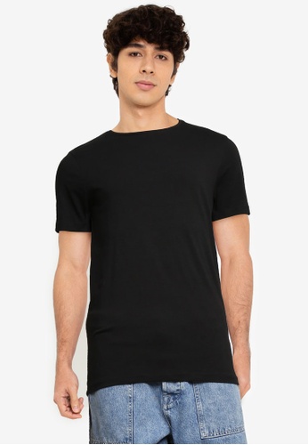 Springfield black Essential Slim T-Shirt AB72CAAA87379CGS_1