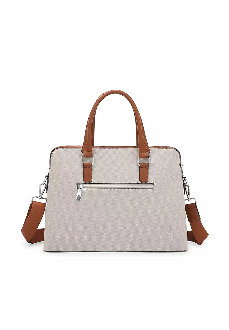 Women's Laptop Bag / Briefcase / Sling Bag (Tas Selempang / Tas RanseL Laptop) - Cokelat