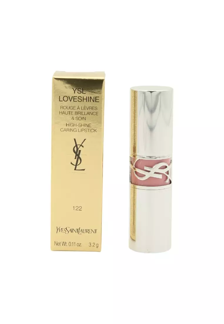 YSL LOVESHINE CARING LIPSTICK #122 CARAMEL SWIRL