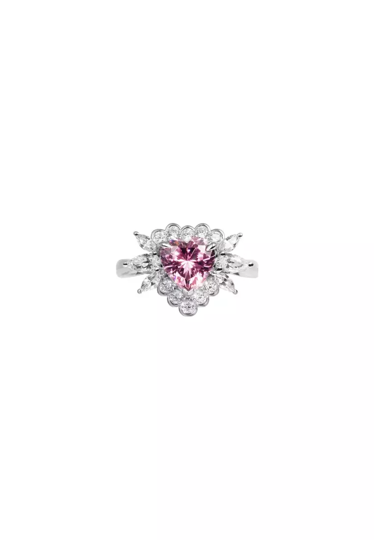 Fresco Bubbles Flamingo Pink Ring