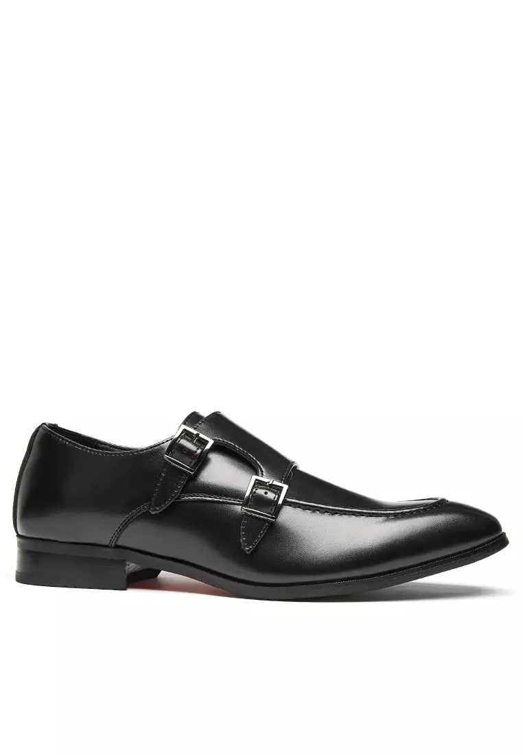 Discount on Twenty Eight Shoes  shoes - SKU: Leather Monk Strap Shoes KB24315-3