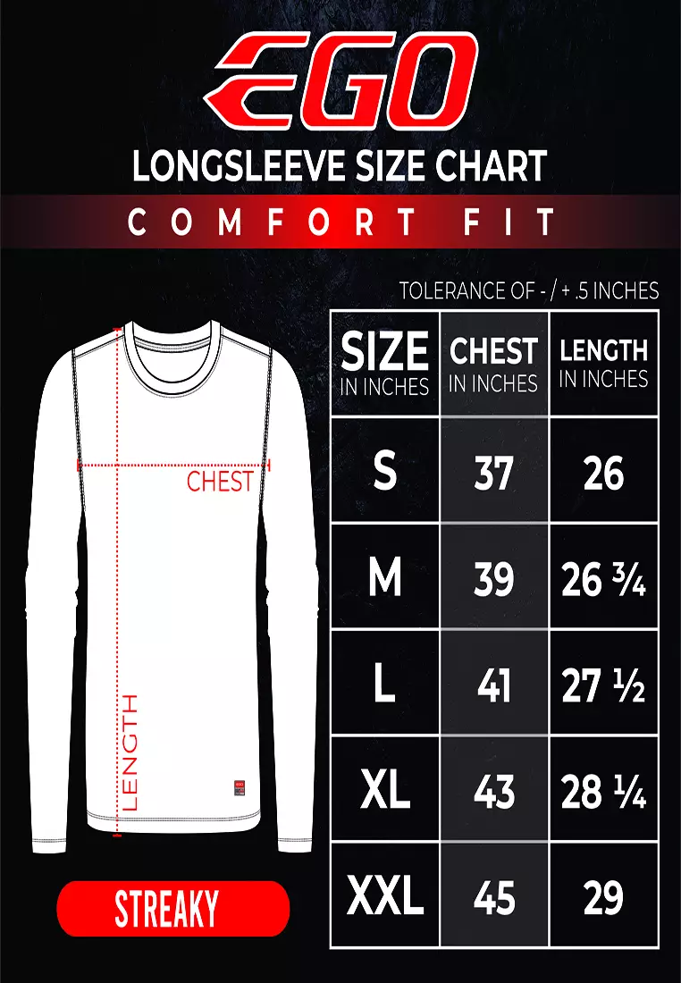 Round Neck Streaky Long Sleeves