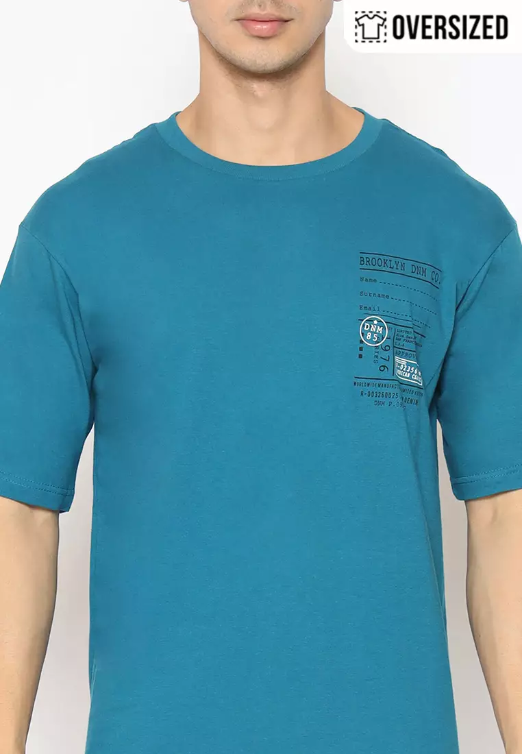 RBJ T-Shirt Cotton Oversized Pria 2079230281