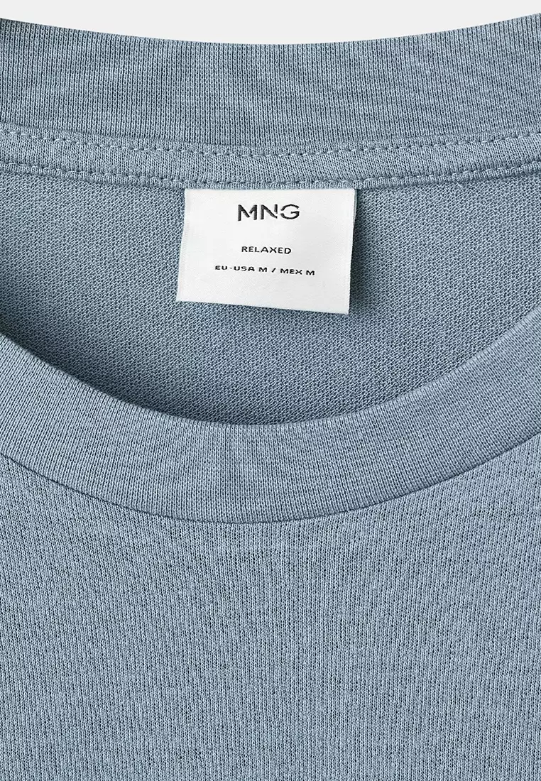 Relaxed-Fit Cotton-Linen T-Shirt