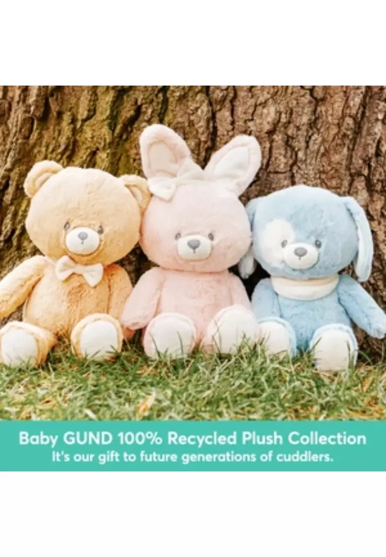 Gund Recycled Puppy, Blue Plush Toy, 13 IN