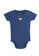 FOX Kids & Baby blue Blue Melange Short Sleeve Romper 3B39AKAB9D5873GS_1
