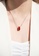 CELOVIS red and gold CELOVIS - Oceane Red Cryolite Necklace 8D7ABAC6E9A111GS_2